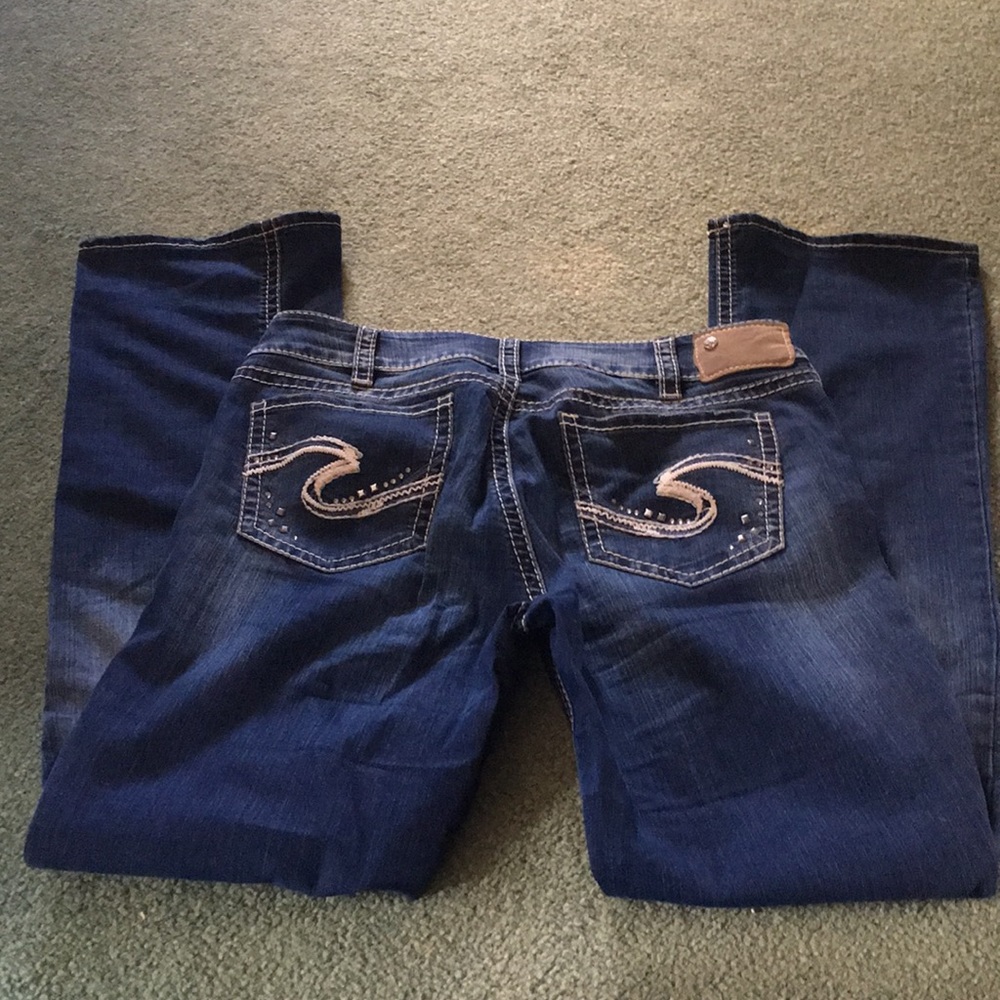 Silver jeans